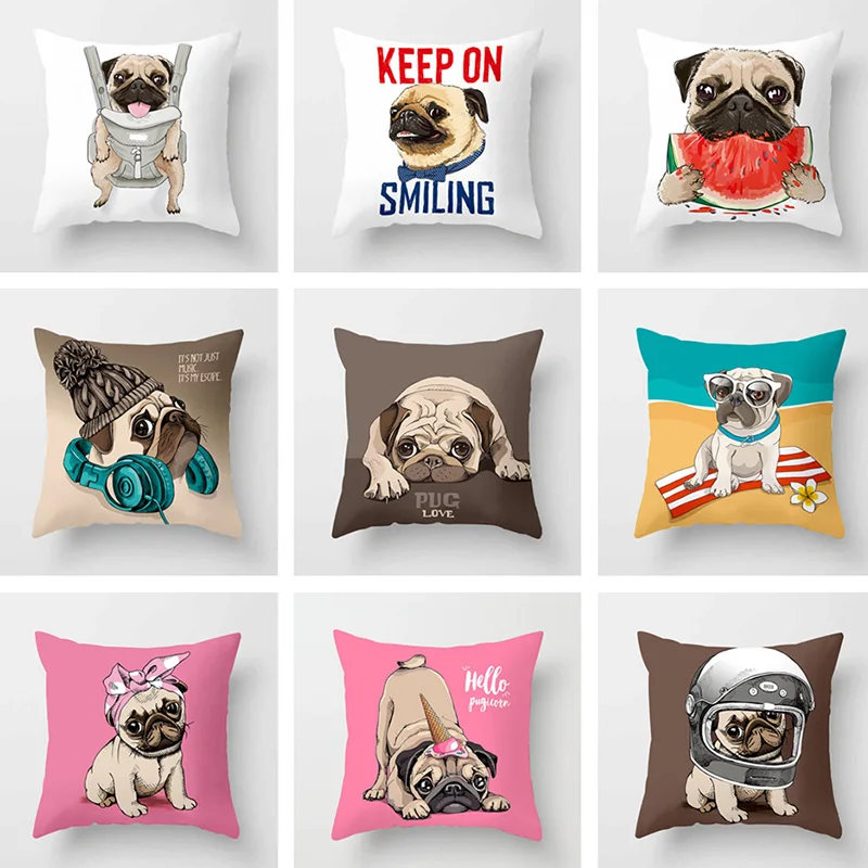 45x45 см милый чехол для домашних животных с рисунком мопса бульдога собаки подушка из полиэстера украшение для дивана поясничная Подушка Чех...
45x45 см милый чехол для домашних животных с рисунком мопса бульдога собаки подушка из полиэстера украшение для дивана поясничная Подушка Чех...