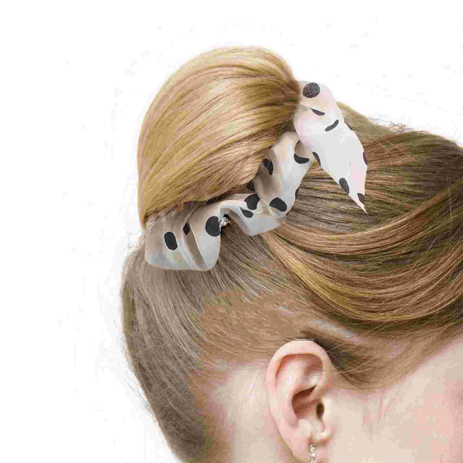 4 Pcs Cloth Art Hair Band Dot Ponytail Holders Elastic Hair Accessories for Women Girls (White, Black, Green, Caramel Color, 1
4 Pcs Cloth Art Hair Band Dot Ponytail Holders Elastic Hair Accessories for Women Girls (White, Black, Green, Caramel Color, 1