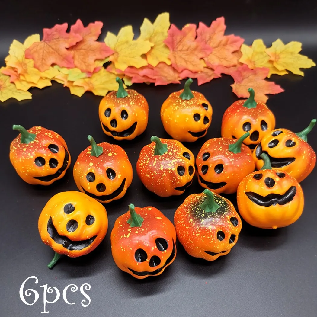 Simulation Foam Ghost Face Pumpkin Halloween Pumpkin 6Pcs Artificial Pumpkin Events Party Halloween Home Decor
Simulation Foam Ghost Face Pumpkin Halloween Pumpkin 6Pcs Artificial Pumpkin Events Party Halloween Home Decor