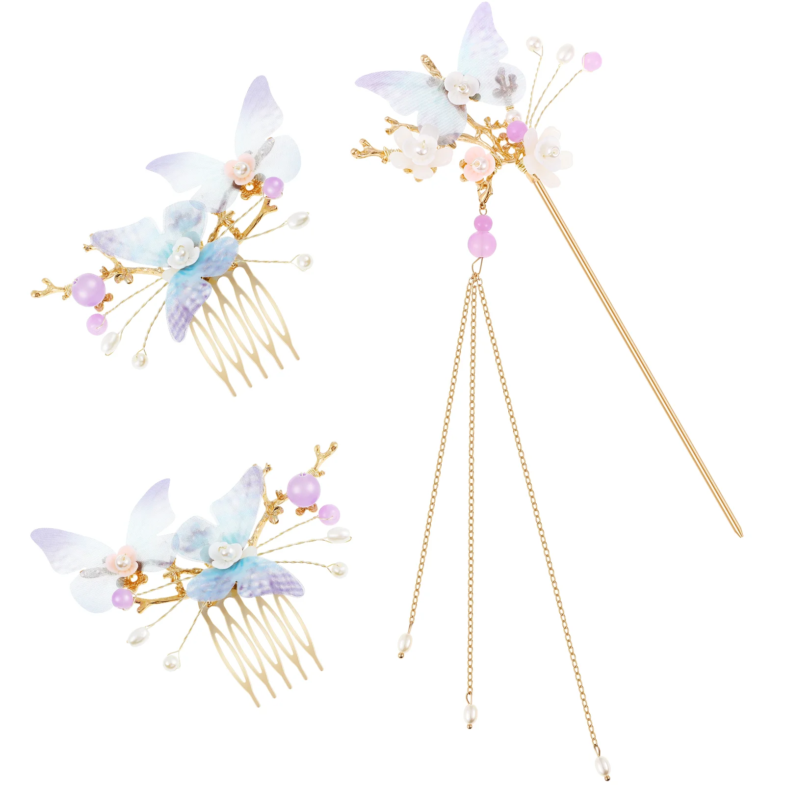 3 Pcs Blue Butterfly Comb Bridal Hair Fork Wedding Manual Buns Forks Alloy Miss Clips Women
3 Pcs Blue Butterfly Comb Bridal Hair Fork Wedding Manual Buns Forks Alloy Miss Clips Women