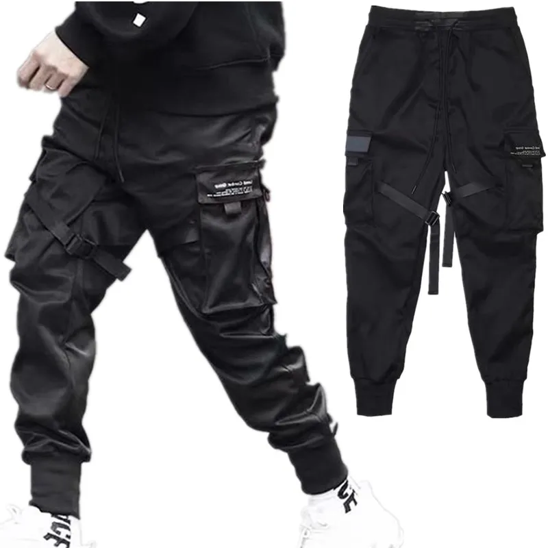 Hip Hop Boy Pockets Elastic Waist Harem Pant Men Streetwear Punk Casual Ribbons Design Trousers Jogger Male Dancing Black Pant
Hip Hop Boy Pockets Elastic Waist Harem Pant Men Streetwear Punk Casual Ribbons Design Trousers Jogger Male Dancing Black Pant