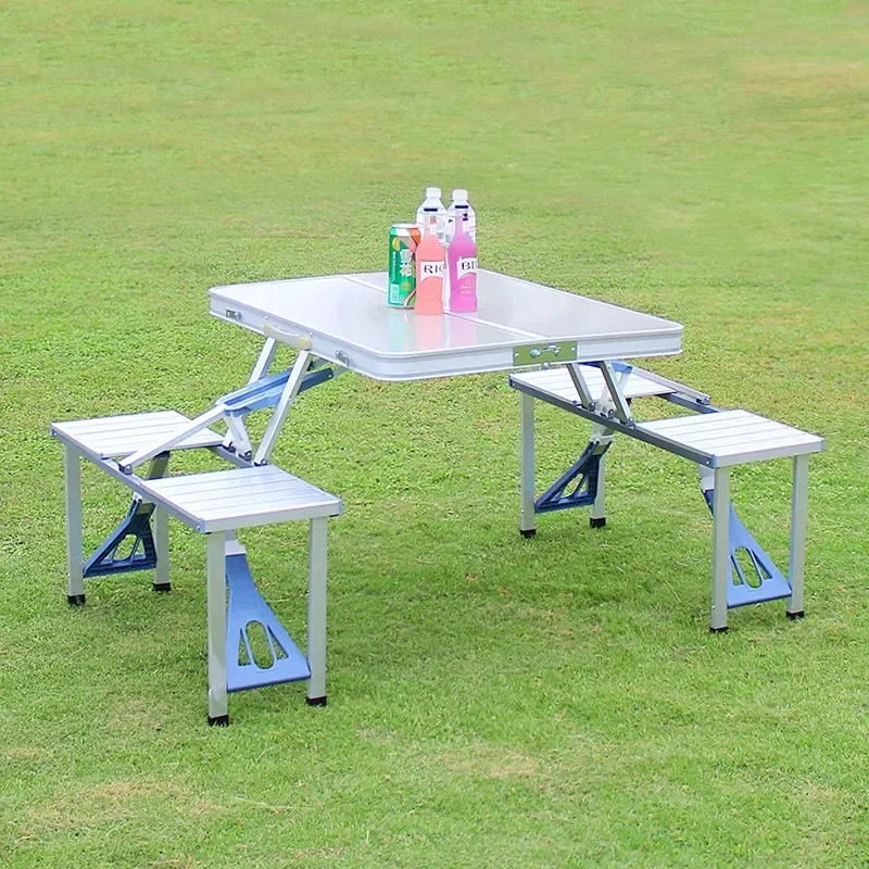 K-star Table Chair Sets Desk Chairs Set Portable Camping Picnic Integrated Folding Outdoor Aluminum Metal Countryside Rectangle
K-star Table Chair Sets Desk Chairs Set Portable Camping Picnic Integrated Folding Outdoor Aluminum Metal Countryside Rectangle