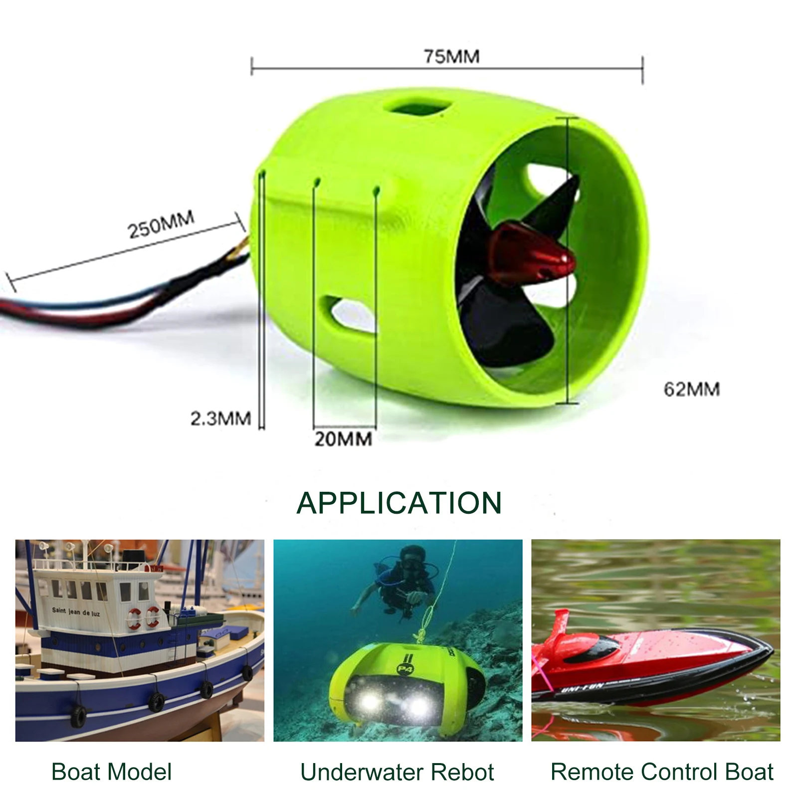 Propeller Propulsion RC Boat Underwater Thruster Brushless Model Ship Electric Motors Drive Engine For Bait Tug Boat Submarin
Propeller Propulsion RC Boat Underwater Thruster Brushless Model Ship Electric Motors Drive Engine For Bait Tug Boat Submarin