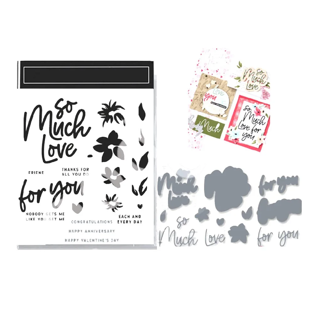 Новые прозрачные штампы Love for You или металлические пресс-формы для рукоделия, изготовления открыток, скрапбукинга, украшения на День святого Валентина
Новые прозрачные штампы Love for You или металлические пресс-формы для рукоделия, изготовления открыток, скрапбукинга, украшения на День святого Валентина