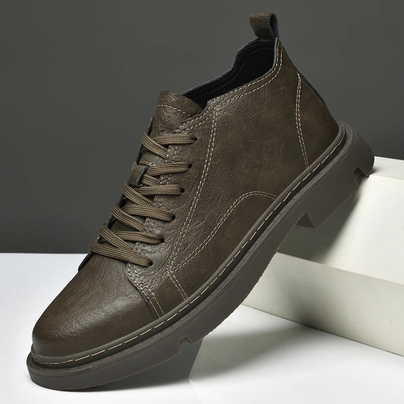 Spring New Chelsea Men's Boots Designer Men's Boots Desert Leather Boots Lace-up Military Men's Boots Pointed British Formal
Spring New Chelsea Men's Boots Designer Men's Boots Desert Leather Boots Lace-up Military Men's Boots Pointed British Formal