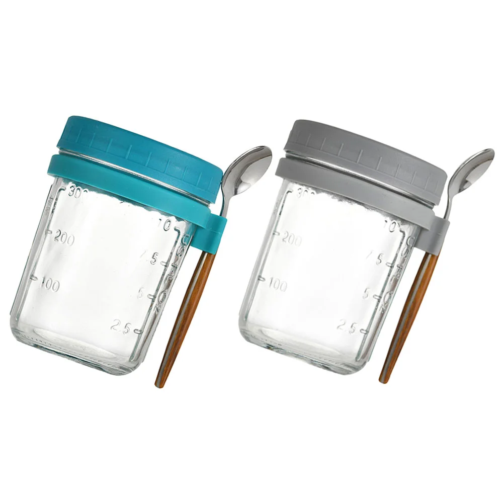 2 Sets Breakfast Cup Terrarium Glass Containers Cover Oatmeal Jars Lids Milk Mason Overnight Large Mouth Food
2 Sets Breakfast Cup Terrarium Glass Containers Cover Oatmeal Jars Lids Milk Mason Overnight Large Mouth Food