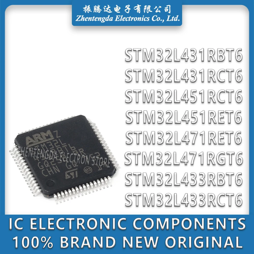 STM32L431RBT6 STM32L431RCT6 STM32L451RCT6 STM32L451RET6 STM32L471RET6 STM32L471RGT6 STM32L433RBT6 STM32L433RCT6 STM IC MCU Chip
STM32L431RBT6 STM32L431RCT6 STM32L451RCT6 STM32L451RET6 STM32L471RET6 STM32L471RGT6 STM32L433RBT6 STM32L433RCT6 STM IC MCU Chip