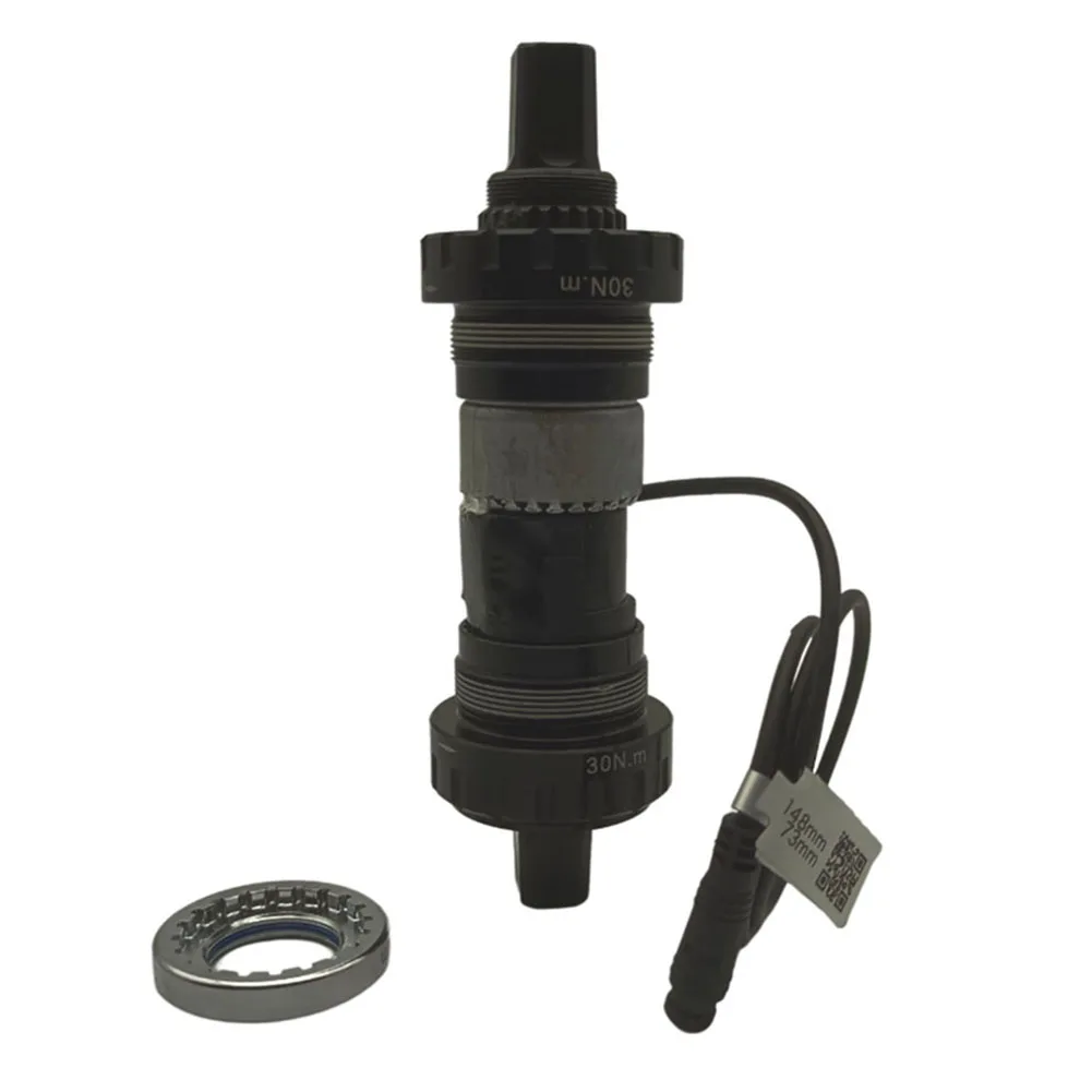 Replacement E-bike Axle Black For Bafang Moto Metal Steel Torque CenterAxle Sensor With 6PIn Cable With 73mm Bottom
Replacement E-bike Axle Black For Bafang Moto Metal Steel Torque CenterAxle Sensor With 6PIn Cable With 73mm Bottom