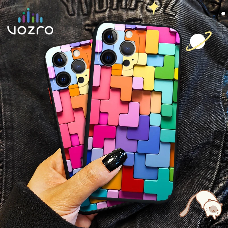 3D Colorful Block Liquid Phone Case For iPhone 12 11 Pro Max 13 Mini X XS XS Max XR 7 8 SE 2020 6 6S Plus Silicon Bumper Cover
3D Colorful Block Liquid Phone Case For iPhone 12 11 Pro Max 13 Mini X XS XS Max XR 7 8 SE 2020 6 6S Plus Silicon Bumper Cover