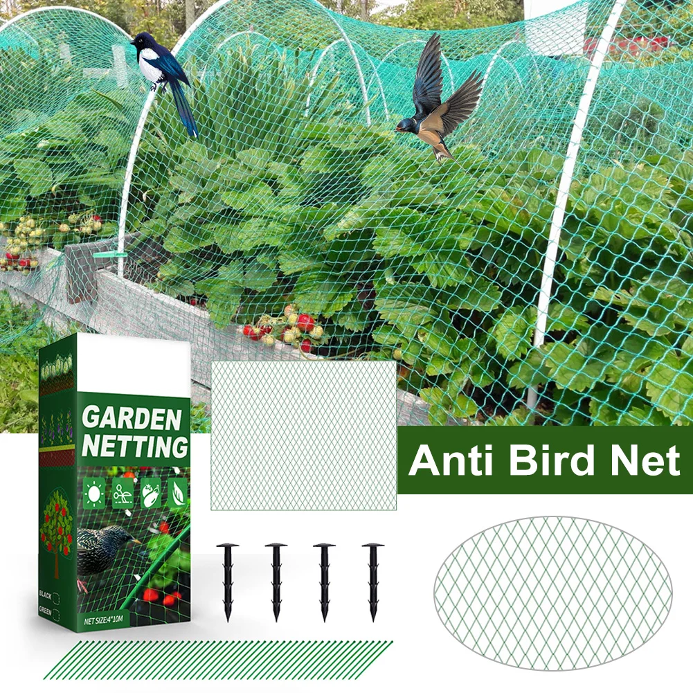 New Extra Strong Anti Bird Nylon Net Garden Fruits Vegetables Plant Covers Reusable Protection Covers Against Bird Deer Tool
New Extra Strong Anti Bird Nylon Net Garden Fruits Vegetables Plant Covers Reusable Protection Covers Against Bird Deer Tool