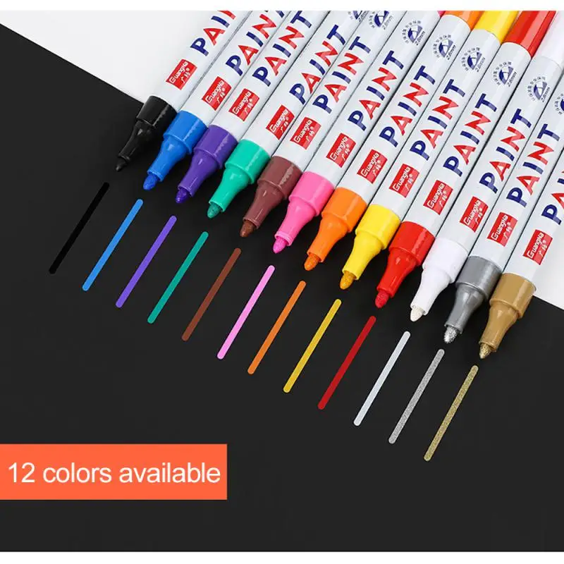 Waterproof Paint Marker Diy Art Marker Pen Multicolor Permanent 1pcs Paint Marker Pen Car Accessories
Waterproof Paint Marker Diy Art Marker Pen Multicolor Permanent 1pcs Paint Marker Pen Car Accessories