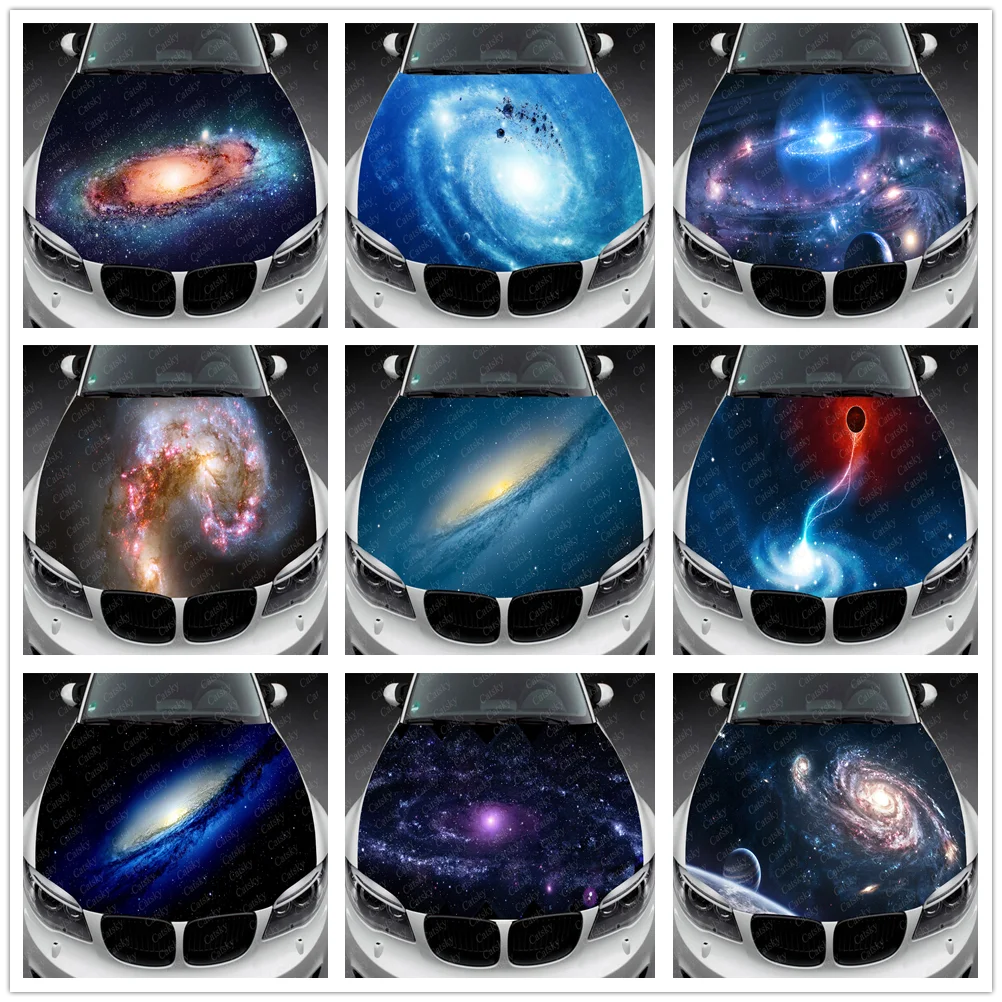 Автомобильная наклейка Galaxy, Виниловая наклейка на капот автомобиля, полноцветная графика, подходит для любого автомобиля, Виниловая наклейка на капот
Автомобильная наклейка Galaxy, Виниловая наклейка на капот автомобиля, полноцветная графика, подходит для любого автомобиля, Виниловая наклейка на капот