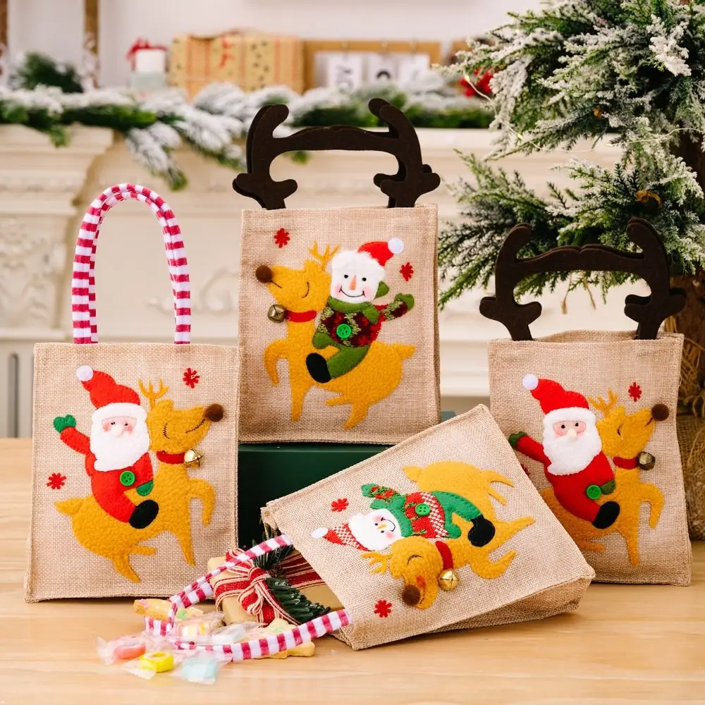 Traveling Bag Candy Bag Felt Tote Bag Cute Snowman Antler Cartoon Female Handbag Christmas Style Bag Storage Basket
Traveling Bag Candy Bag Felt Tote Bag Cute Snowman Antler Cartoon Female Handbag Christmas Style Bag Storage Basket