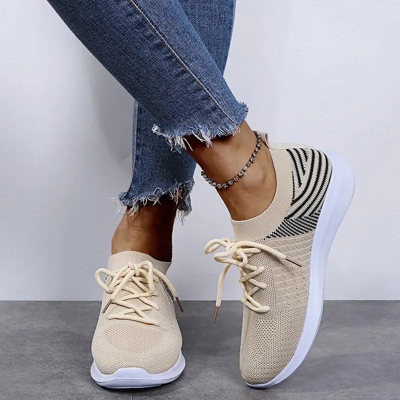 Women's Sneakers Lace Up Sock Shoes Summer Casual Sneakers Women Running Ladies Vulcanized Shoes Plus Size 35-43
Women's Sneakers Lace Up Sock Shoes Summer Casual Sneakers Women Running Ladies Vulcanized Shoes Plus Size 35-43
