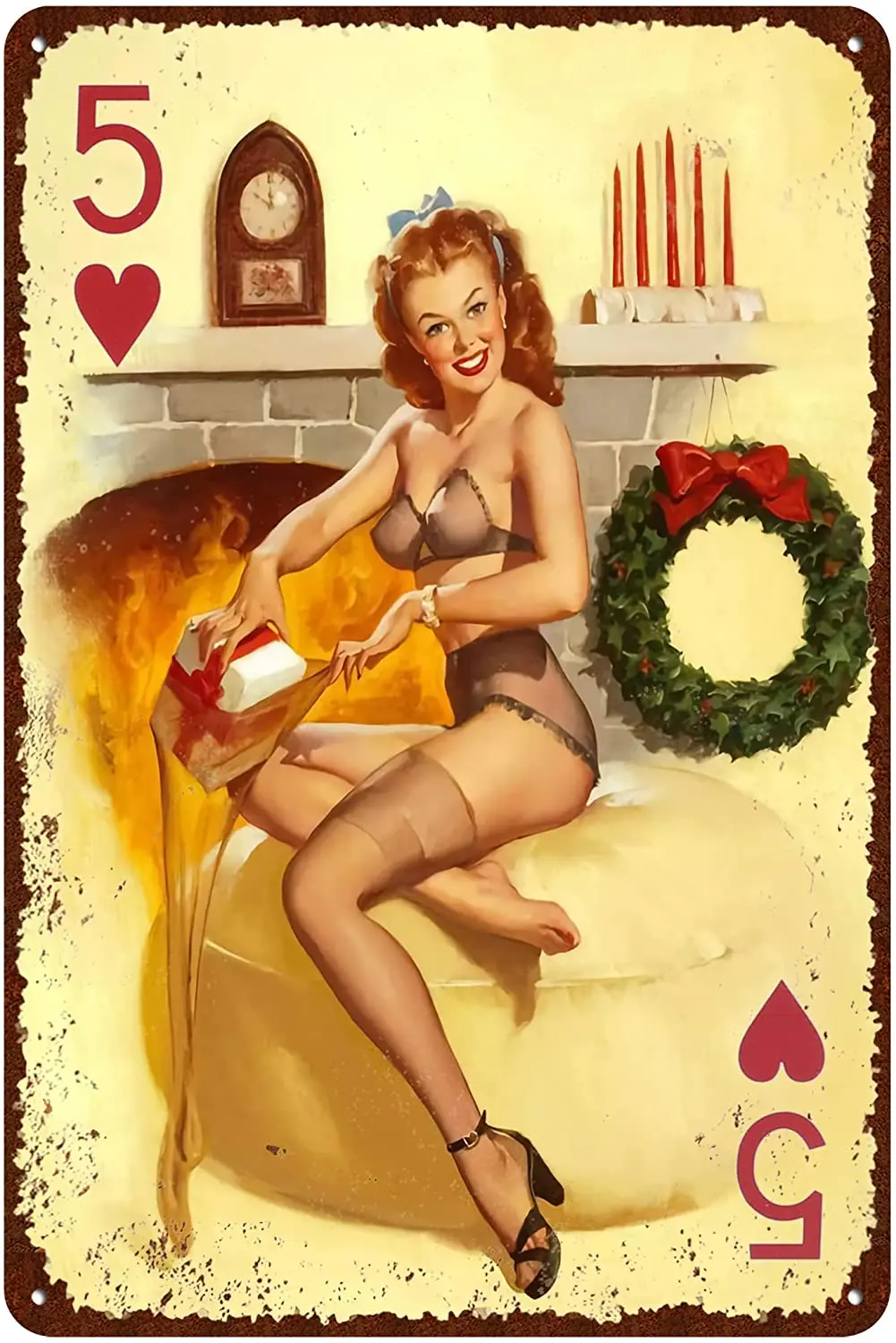 Старинный покерный Tive of Hearts знак, покер Pin Up Girl, металлический знак, игровая комната, домашние декоративные знаки 12x8 дюймов
Старинный покерный Tive of Hearts знак, покер Pin Up Girl, металлический знак, игровая комната, домашние декоративные знаки 12x8 дюймов