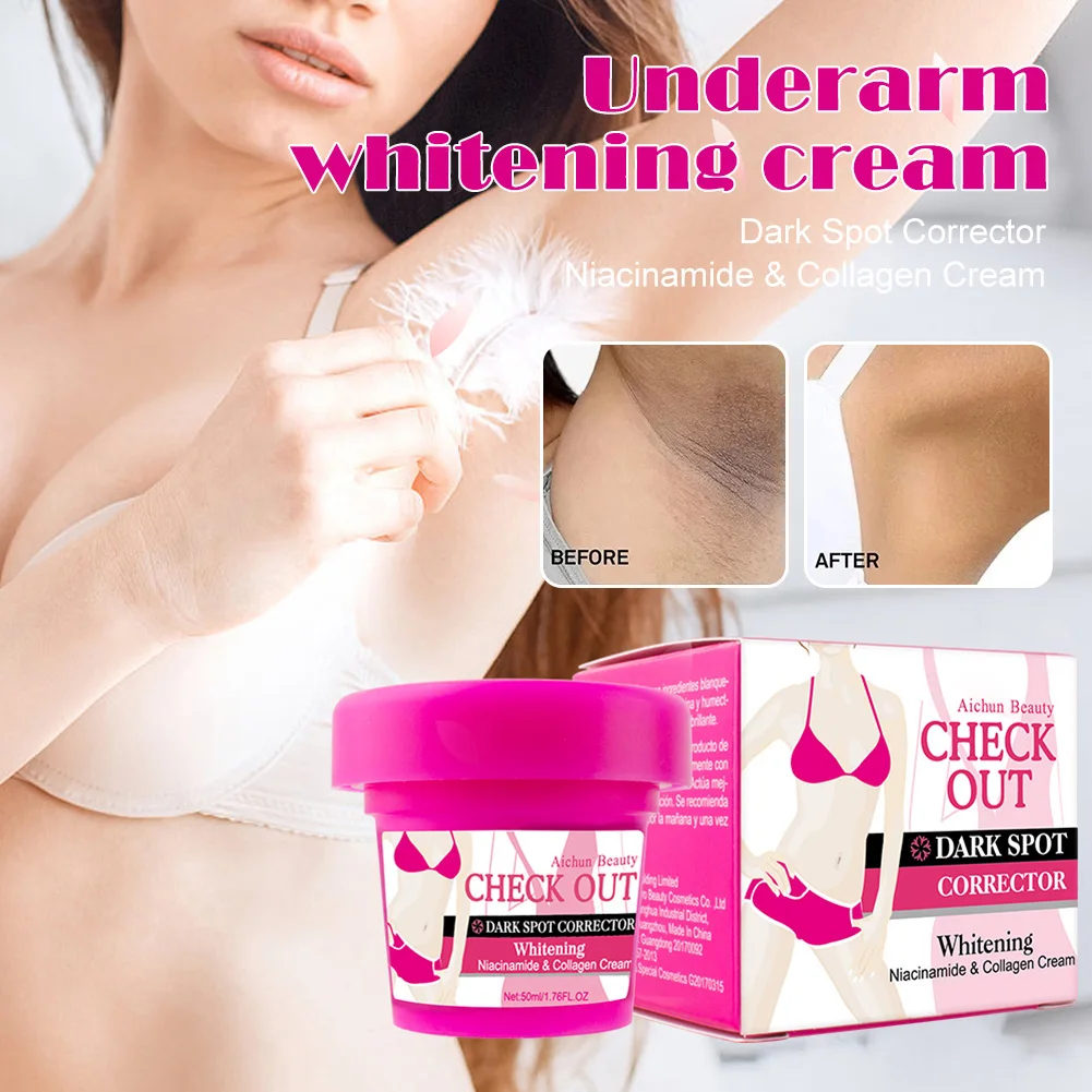 50g Armpit Whitening Cream Improve Dullness Skin Lightening Bleaching Cream For Underarms Knees Private Parts Brighten Skin
50g Armpit Whitening Cream Improve Dullness Skin Lightening Bleaching Cream For Underarms Knees Private Parts Brighten Skin