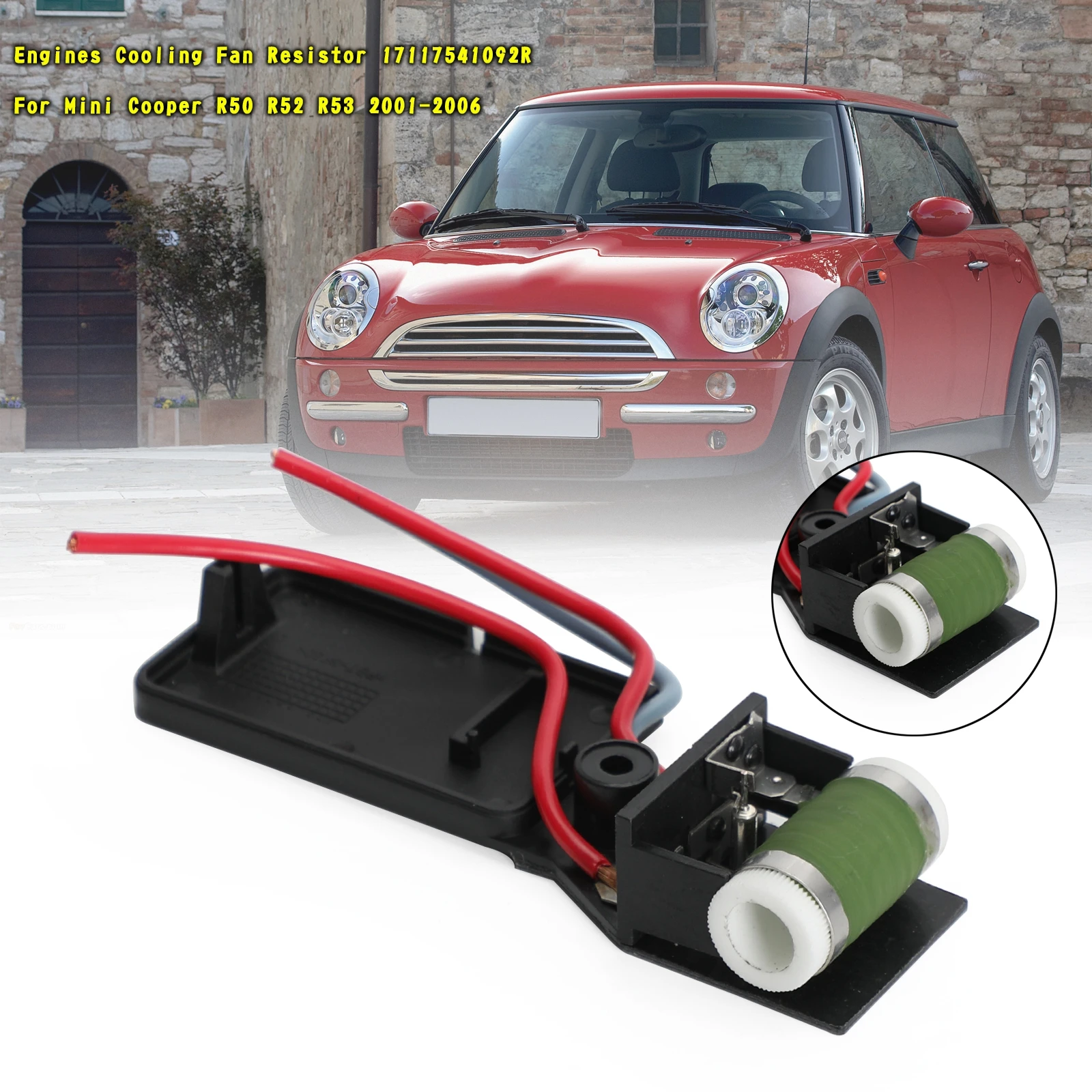 Artudatech охлаждение двигателей Fan резистор 17117541092R для Mini Cooper R50 R52 R53 2001-2006 автомобильные аксессуары
Artudatech охлаждение двигателей Fan резистор 17117541092R для Mini Cooper R50 R52 R53 2001-2006 автомобильные аксессуары