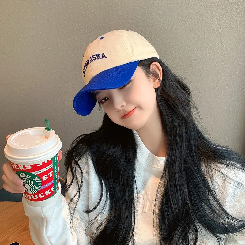 Wild Korean Version of Summer Baseball Cap Color Matching Letters Wild Suitable for Round Face Peaked Cap Sun Hat Tide
Wild Korean Version of Summer Baseball Cap Color Matching Letters Wild Suitable for Round Face Peaked Cap Sun Hat Tide