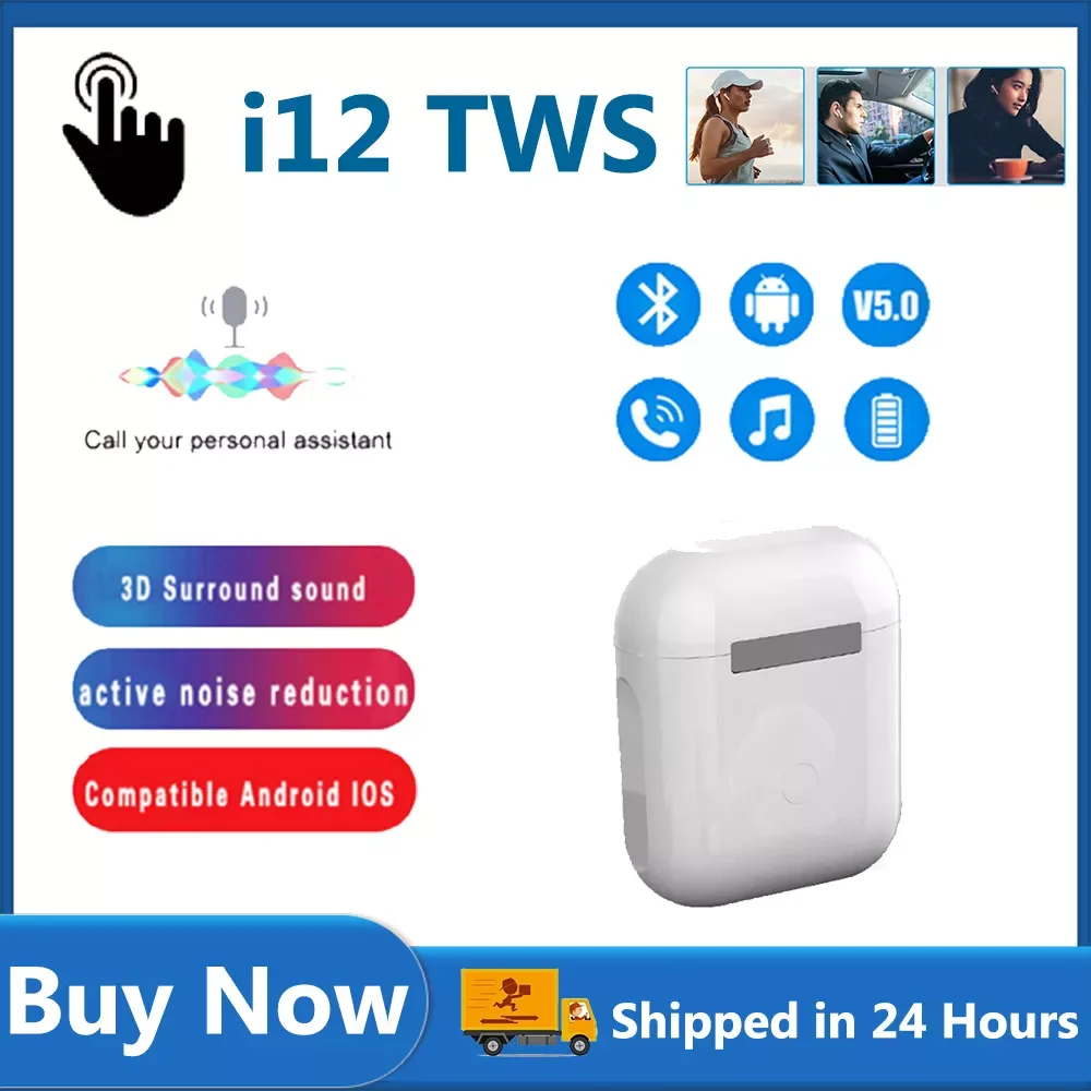 2022i12 tws Original Stereo Wireless 5.0 Bluetooth Earphone Earbuds Headset With Charging Box For iPhone Android Xiaomi Smartpho
2022i12 tws Original Stereo Wireless 5.0 Bluetooth Earphone Earbuds Headset With Charging Box For iPhone Android Xiaomi Smartpho