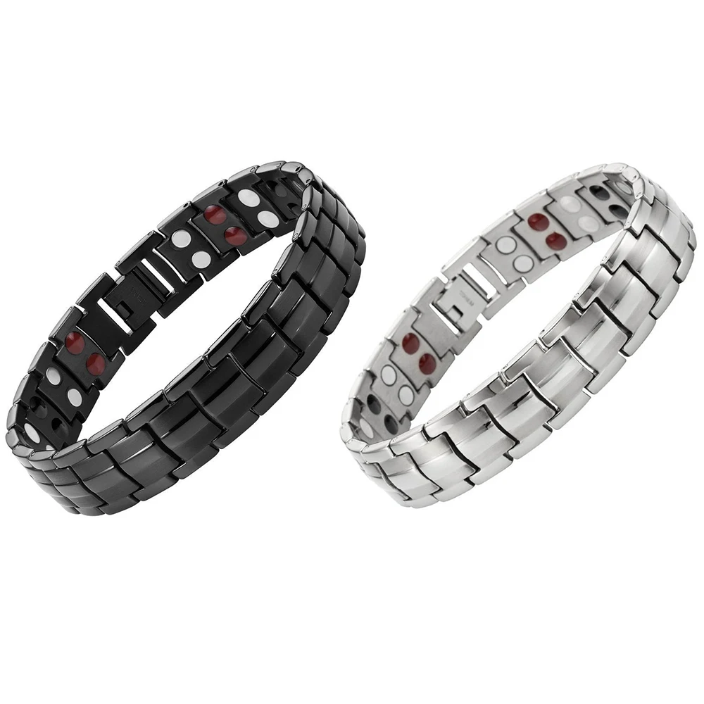 15mm Double Row Magnet Bracelet Steel Color Black Titanium Steel Men's Bracelet Healthy Energy Wide Bracelet 2022 New
15mm Double Row Magnet Bracelet Steel Color Black Titanium Steel Men's Bracelet Healthy Energy Wide Bracelet 2022 New