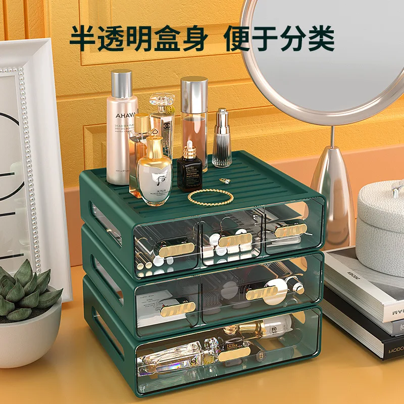 New Translucent Sundries Drawer Storage Plastic Holder Cosmetic Organizer Makeup Desk Document Box Cabinet Desktop Organizer
New Translucent Sundries Drawer Storage Plastic Holder Cosmetic Organizer Makeup Desk Document Box Cabinet Desktop Organizer