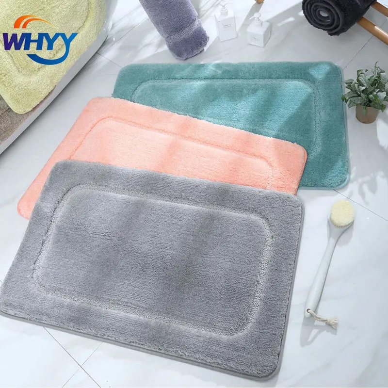 WHYY Soft Absorbent Non Slip Microfiber Shag Bathroom Mat Extra Toilet Door Floor Carpet Bedroom Pad for Home Rugs Accessories 
WHYY Soft Absorbent Non Slip Microfiber Shag Bathroom Mat Extra Toilet Door Floor Carpet Bedroom Pad for Home Rugs Accessories
