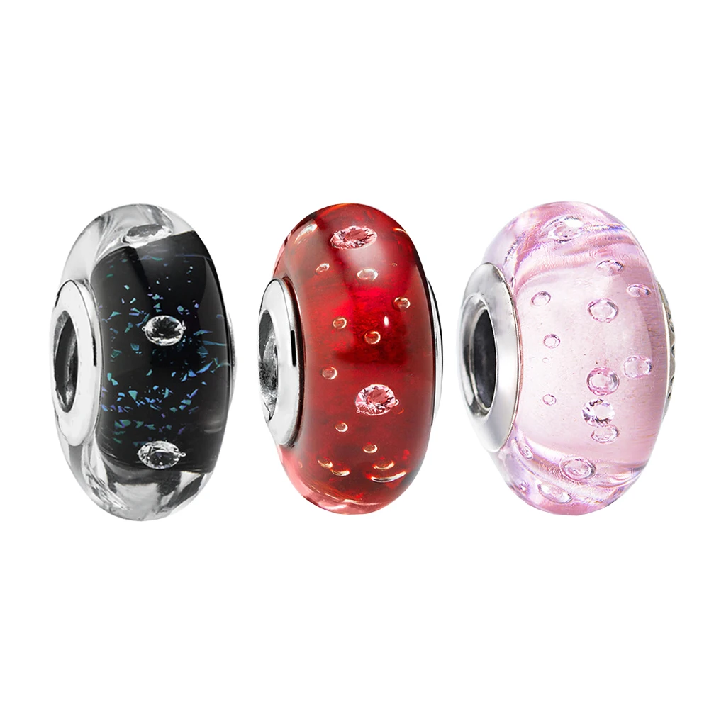 Fits Pandora 925 Sterling Silver Symphony Bubble Glass Bead Charm Decorative Pendant DIY Buckle for Women Gift
Fits Pandora 925 Sterling Silver Symphony Bubble Glass Bead Charm Decorative Pendant DIY Buckle for Women Gift
