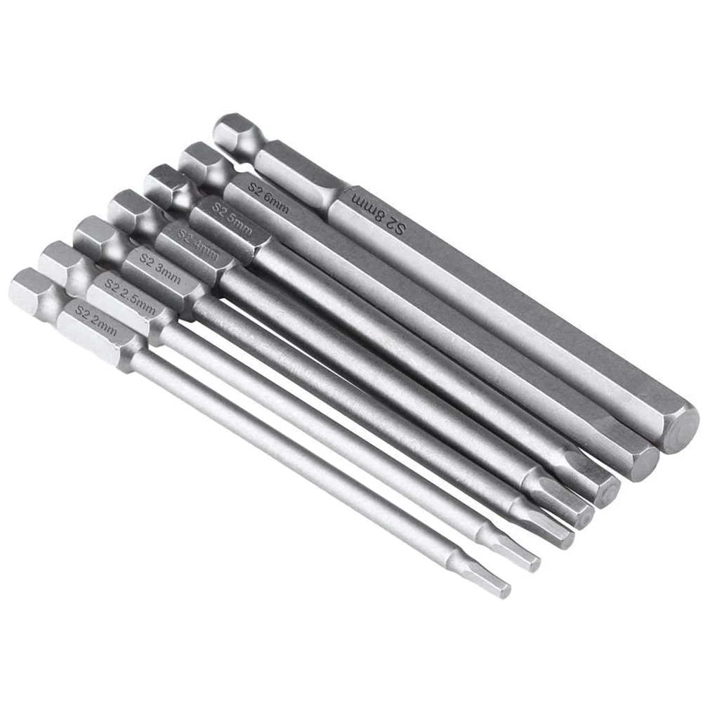 7 Pcs Screwdriver Bits 100mm Length W/Metric Hex Head Wrench Drill Bit Magnetic Hex Screwdriver Set
7 Pcs Screwdriver Bits 100mm Length W/Metric Hex Head Wrench Drill Bit Magnetic Hex Screwdriver Set