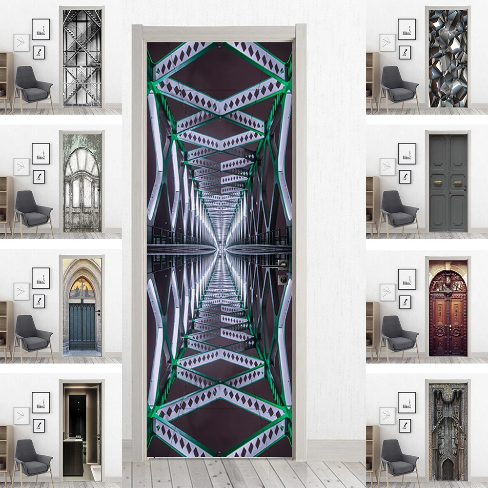 3D Illusion Door Sticker Visual Art Door Paper PVC Waterproof Self-adhesive Bedroom Elevator Home Decoration Door Sticker
3D Illusion Door Sticker Visual Art Door Paper PVC Waterproof Self-adhesive Bedroom Elevator Home Decoration Door Sticker