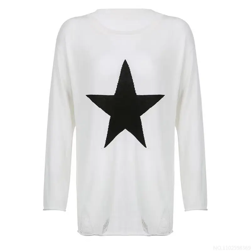 Dark Academia Harajuku Gothics Hip Hop Clothe Y2K Streetwear Aesthetic Grunge Knitted Women Star Pattern Long Sleeve Top Women
Dark Academia Harajuku Gothics Hip Hop Clothe Y2K Streetwear Aesthetic Grunge Knitted Women Star Pattern Long Sleeve Top Women