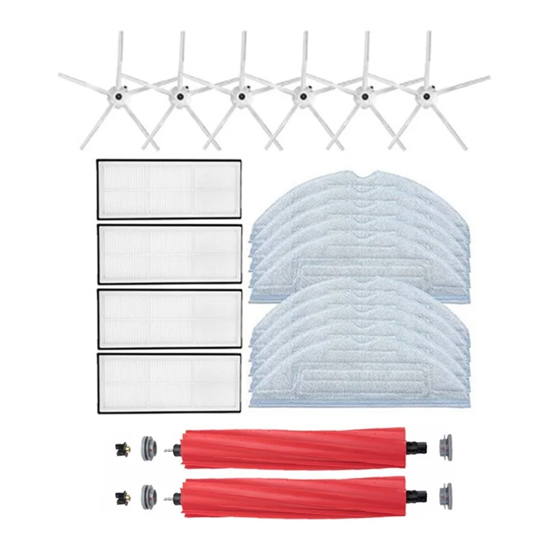 Main Brush Side Brush Hepa Filter Mop Cloth for Xiaomi Roborock S7 T7S T7S PLUS Vacuum Cleaner Spare Parts Replacement
Main Brush Side Brush Hepa Filter Mop Cloth for Xiaomi Roborock S7 T7S T7S PLUS Vacuum Cleaner Spare Parts Replacement