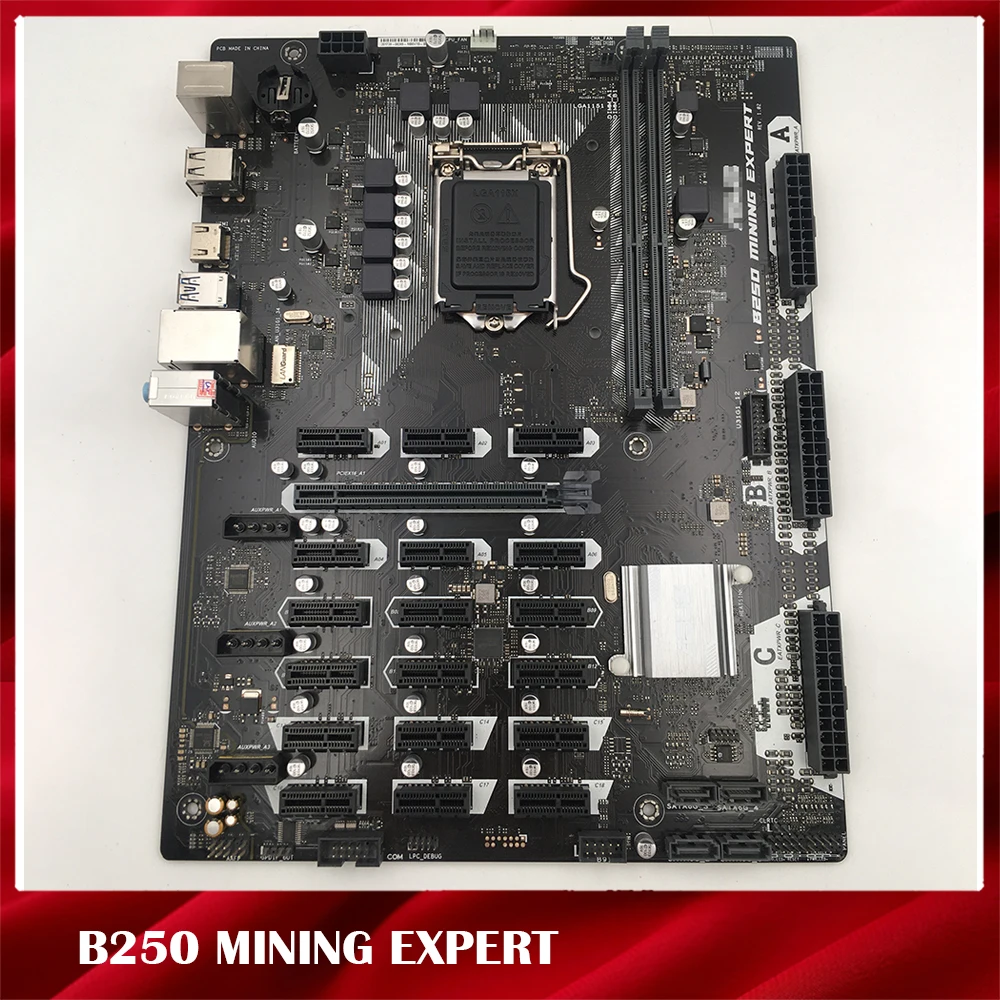 Отдельная материнская плата для ASUS B250 MINING EXPERT, 19 PCIe слотов LGA1151 DDR4, идеальный тест, хорошее качество
Отдельная материнская плата для ASUS B250 MINING EXPERT, 19 PCIe слотов LGA1151 DDR4, идеальный тест, хорошее качество