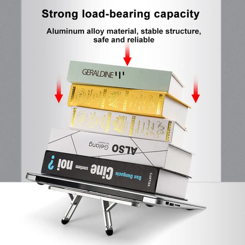 Ergonomic Portable Invisible Storage Folding Stand One Font Notebook Metal Stand Aluminum Computer Accessories Laptop Bracket
Ergonomic Portable Invisible Storage Folding Stand One Font Notebook Metal Stand Aluminum Computer Accessories Laptop Bracket