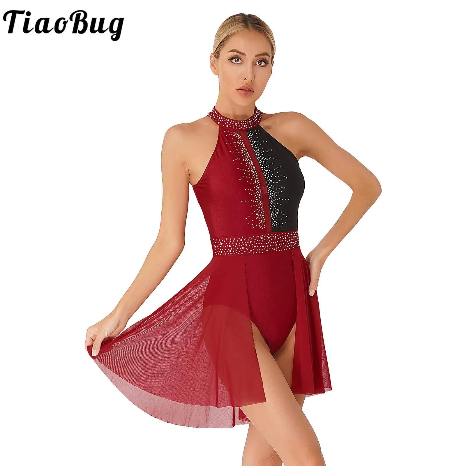Ballet Dress Leotard Gymnastic Dance Women Sleeveless Classical Dresses for Lyrical Skating Dance Ballerina Performance Costume
Ballet Dress Leotard Gymnastic Dance Women Sleeveless Classical Dresses for Lyrical Skating Dance Ballerina Performance Costume
