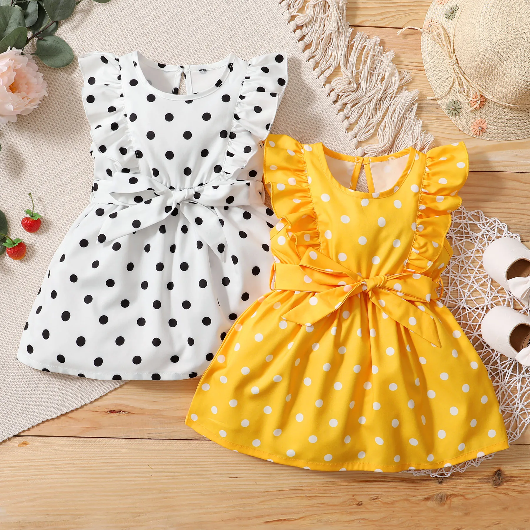 1-4 Years Baby Girls Sleeveless Polk Dot Dresses Clothes Kids Summer Princess Dress Children Party Ball Pageant Dress Outfit
1-4 Years Baby Girls Sleeveless Polk Dot Dresses Clothes Kids Summer Princess Dress Children Party Ball Pageant Dress Outfit