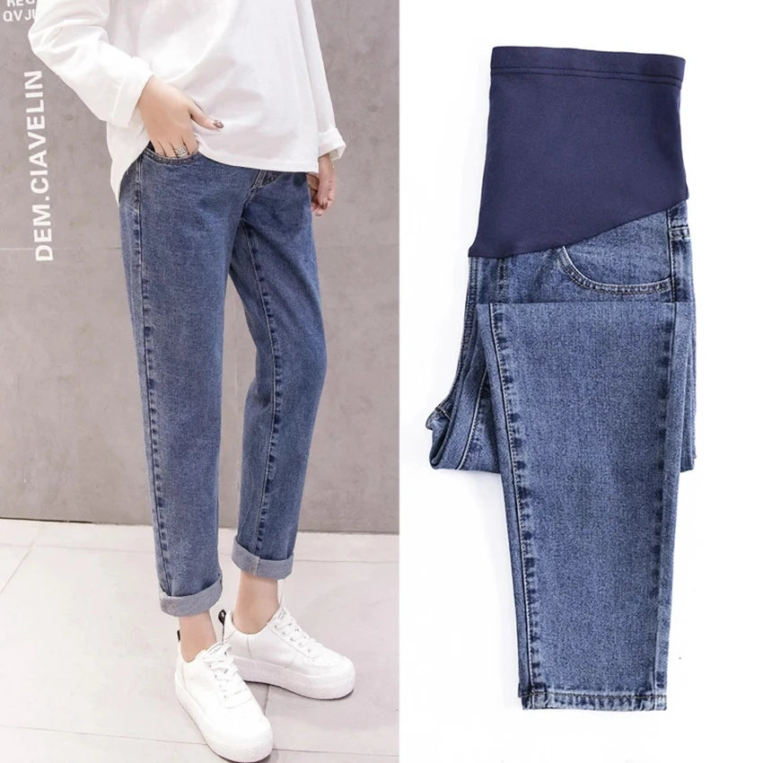 Pregnancy Abdominal Pants Boyfriend Jeans Maternity Pants For Pregnant Women Clothes High Waist Trousers Loose Denim Jeans
Pregnancy Abdominal Pants Boyfriend Jeans Maternity Pants For Pregnant Women Clothes High Waist Trousers Loose Denim Jeans