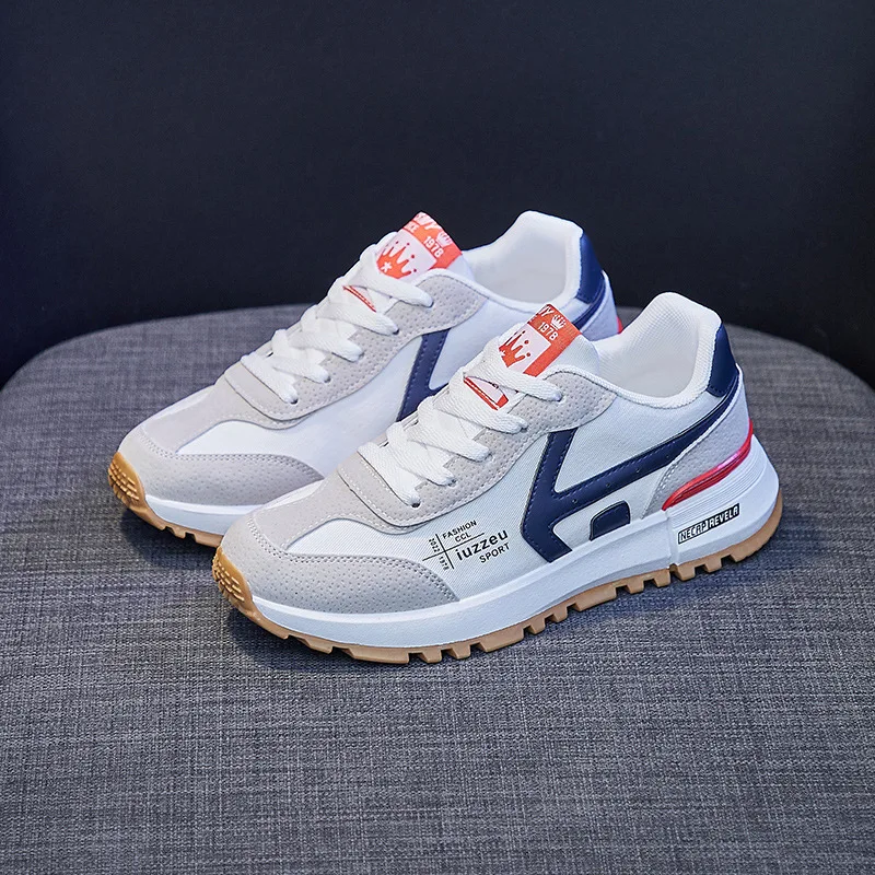 Women Platform Sneakers Lace-up White Dad Shoes Chunky Casual Shoes Thick Bottom Flats Ladies Gym Sport Sneakers
Women Platform Sneakers Lace-up White Dad Shoes Chunky Casual Shoes Thick Bottom Flats Ladies Gym Sport Sneakers