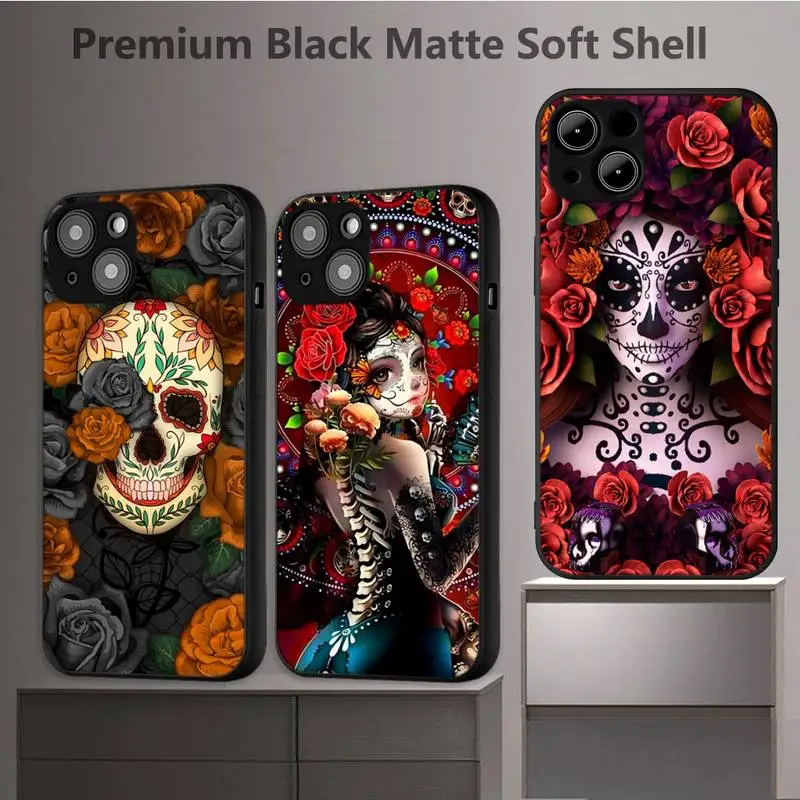 Mexican Skull girl art Phone Case For iphone 11 13 12 14 x xs xr pro max mini 
Mexican Skull girl art Phone Case For iphone 11 13 12 14 x xs xr pro max mini
