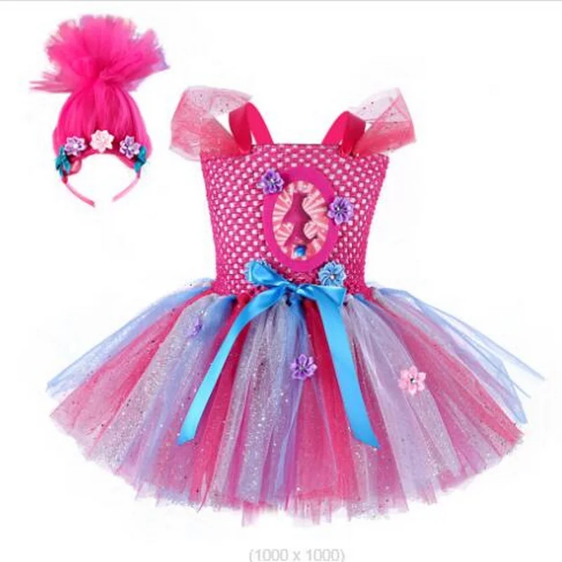 Princess Girls Trolls Costume Tutu Dress with Hair hoop Kids Halloween Cosplay Children Festival Birthday Party Cartoon Dress
Princess Girls Trolls Costume Tutu Dress with Hair hoop Kids Halloween Cosplay Children Festival Birthday Party Cartoon Dress