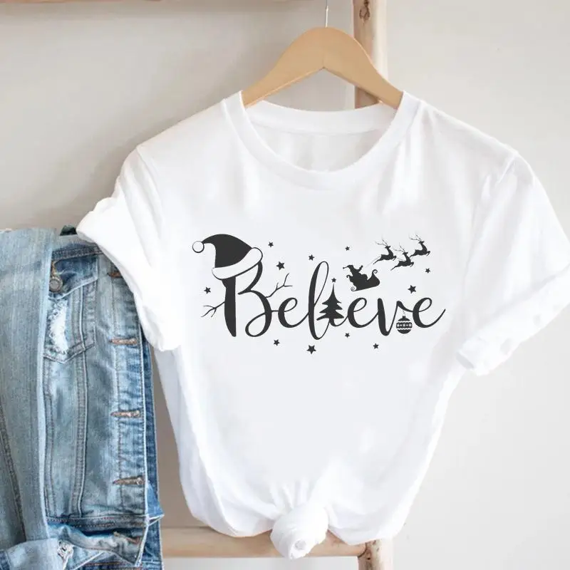 Women Merry Christmas Letter 90s Trend Holiday New Year T Tee Fashion Pretty Nice Graphic Print Tshirt Top Cartoon T-shirt
Women Merry Christmas Letter 90s Trend Holiday New Year T Tee Fashion Pretty Nice Graphic Print Tshirt Top Cartoon T-shirt