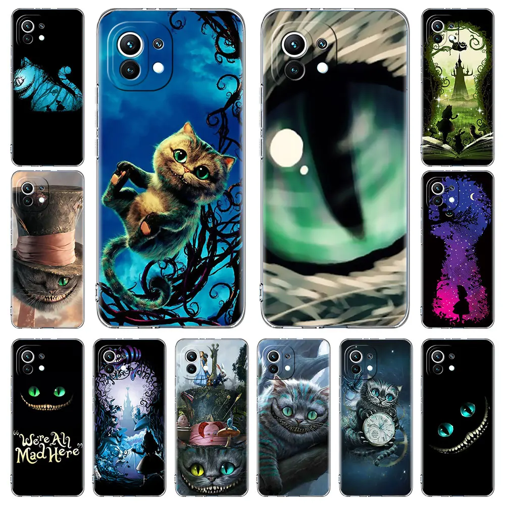 Clear Case for Xiaomi Mi 11 10T Pro Note 10 Lite 9 SE Cases Luxury Transparent Soft TPU Shell Alice In Wonderland Cheshire Cat
Clear Case for Xiaomi Mi 11 10T Pro Note 10 Lite 9 SE Cases Luxury Transparent Soft TPU Shell Alice In Wonderland Cheshire Cat
