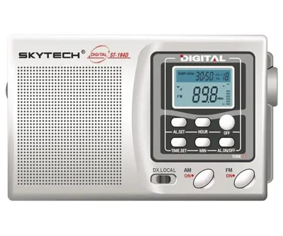 Цифровая Музыкальная шкатулка SKYTECH ST-194D 9 BAND USB FM портативная цифровая стереомагнитола
Цифровая Музыкальная шкатулка SKYTECH ST-194D 9 BAND USB FM портативная цифровая стереомагнитола
