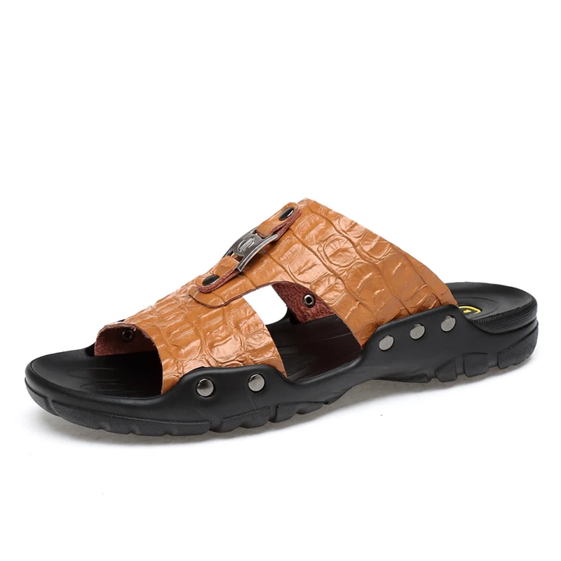 Men Plus Size Big Summer Casual Soft Comfortable Leather Slides Slippers Outdoor Outside Slide Slipper Sandals
Men Plus Size Big Summer Casual Soft Comfortable Leather Slides Slippers Outdoor Outside Slide Slipper Sandals