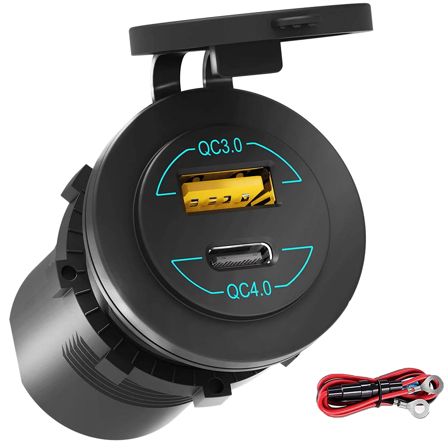 Быстрая зарядка 4,0 PD QC 3,0 USB Автомобильное зарядное устройство 12 В 24 в 60 Вт USB-разъем быстрое зарядное устройство для автомобиля, лодки, грузов...
Быстрая зарядка 4,0 PD QC 3,0 USB Автомобильное зарядное устройство 12 В 24 в 60 Вт USB-разъем быстрое зарядное устройство для автомобиля, лодки, грузов...