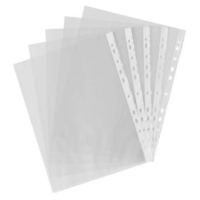 100pcs A4 PP Punched Punch Pockets Folders Filing Wallets Sleeves Bag Transparent 0.03mm
100pcs A4 PP Punched Punch Pockets Folders Filing Wallets Sleeves Bag Transparent 0.03mm