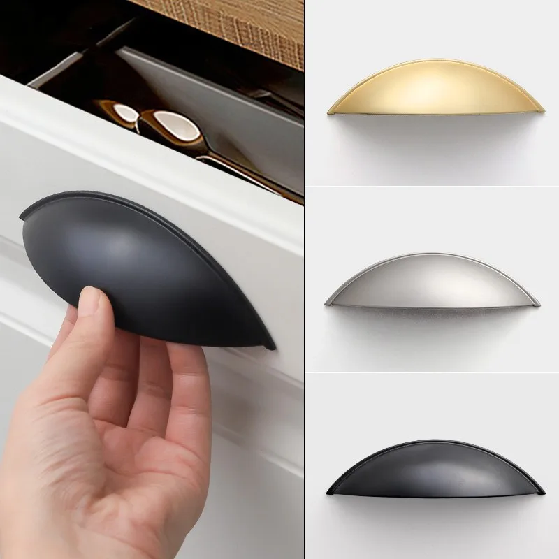 Shell Handle Chinese Medicine Cabinet Drawer Handle Open Mount Half Round Handle Black Gold Ears Half Round 
Shell Handle Chinese Medicine Cabinet Drawer Handle Open Mount Half Round Handle Black Gold Ears Half Round