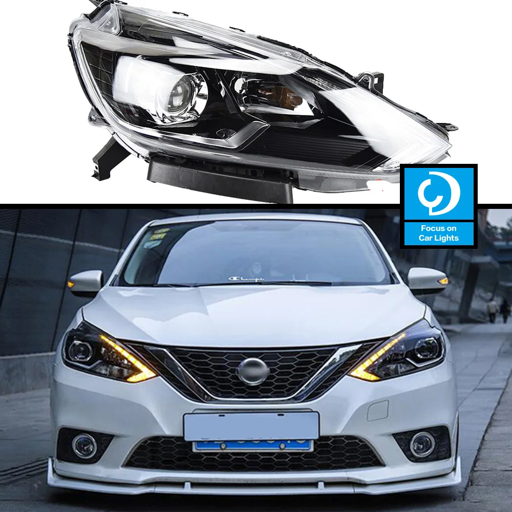 Car Front Headlight for Nissan 2016 2017 2018 LED HeadLamp Styling Dynamic Turn Signal Lens Automotive Accessories Assembly 2PCS
Car Front Headlight for Nissan 2016 2017 2018 LED HeadLamp Styling Dynamic Turn Signal Lens Automotive Accessories Assembly 2PCS