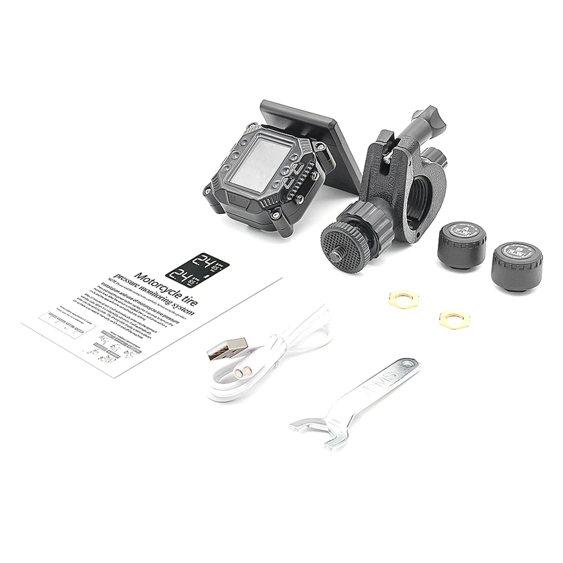 Система контроля давления в шинах с солнечной зарядкой и внешними датчиками
Система контроля давления в шинах с солнечной зарядкой и внешними датчиками