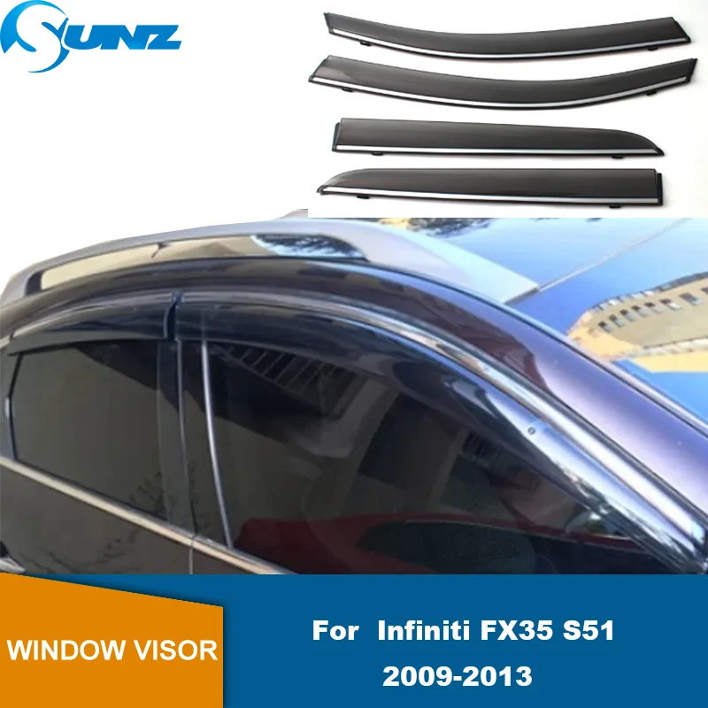 Всепогодные приборы для Infiniti FX35 S51, 2009, 2010, 2011, 2012, 2013, козырек для бокового окна, дефлектор от солнца и дождя, защитные укрытия для навеса
Всепогодные приборы для Infiniti FX35 S51, 2009, 2010, 2011, 2012, 2013, козырек для бокового окна, дефлектор от солнца и дождя, защитные укрытия для навеса