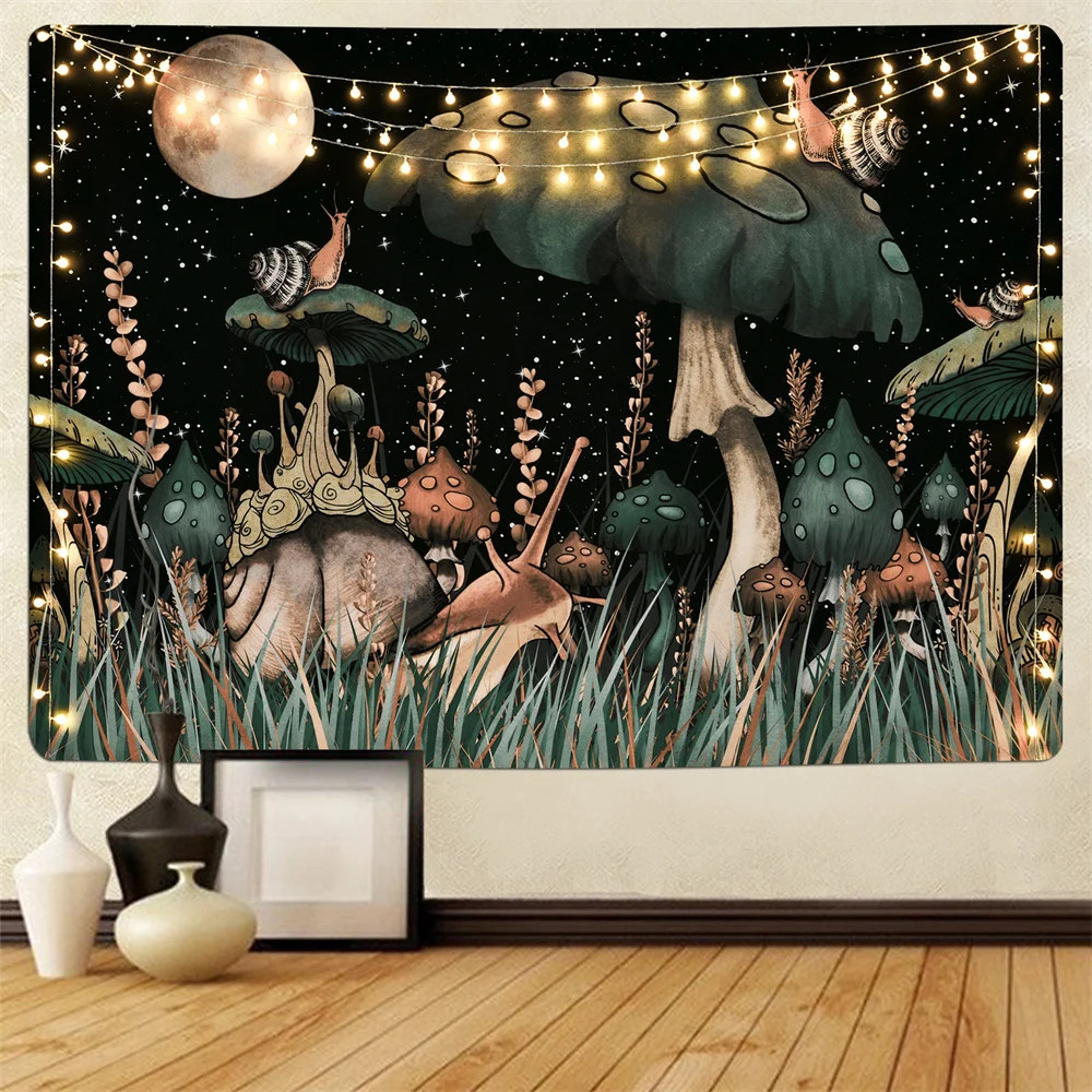 Psychedelic Mushroom Forest Tapestry Living Room Bedroom Wall Hanging Tapestry Decoration Dormitory Landscape Background Cloth
Psychedelic Mushroom Forest Tapestry Living Room Bedroom Wall Hanging Tapestry Decoration Dormitory Landscape Background Cloth